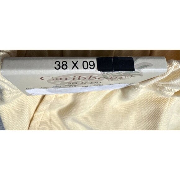 Caribbean Silk Shorts Mens 38 Chino Relaxed Elastic Waist Coastal Resort‎ 9" NEW - Picture 6 of 7